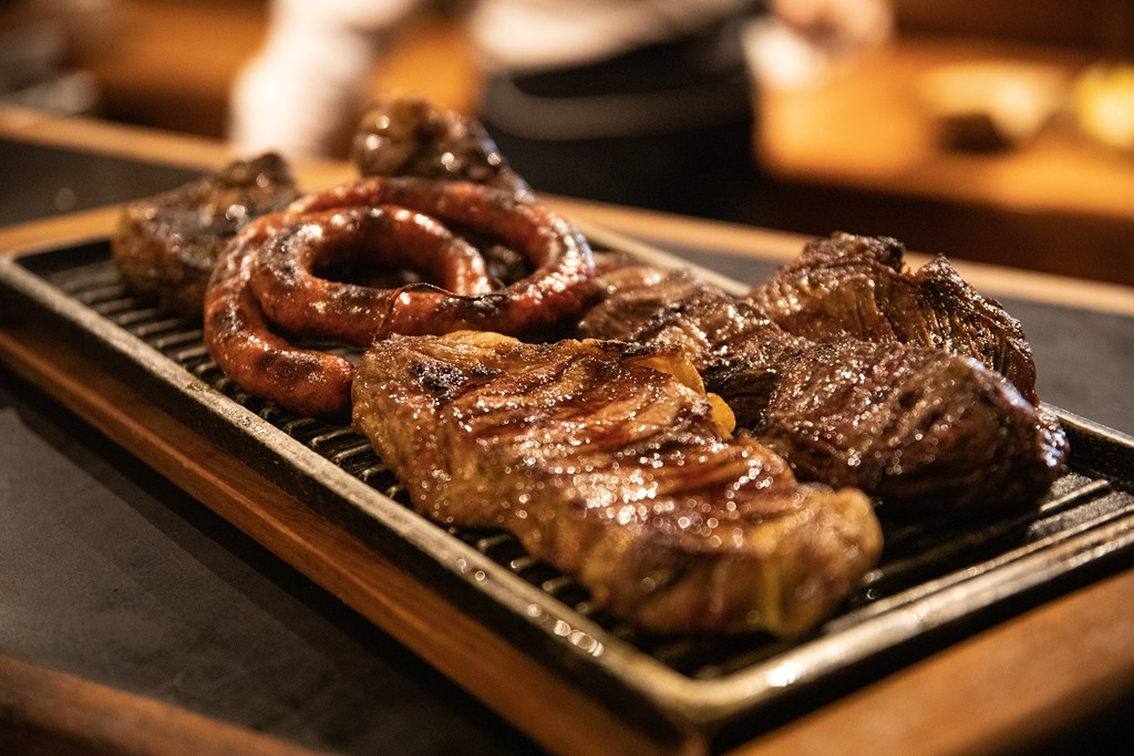 Argentinian barbecue (asado).